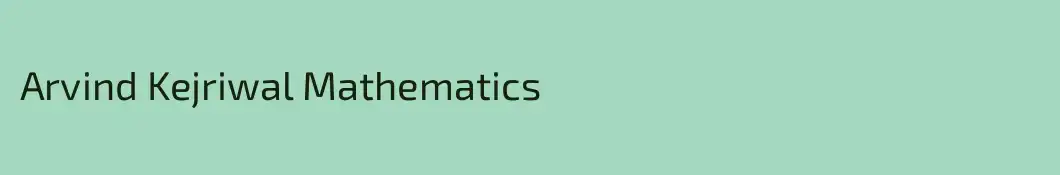 Arvind Kejriwal Mathematics